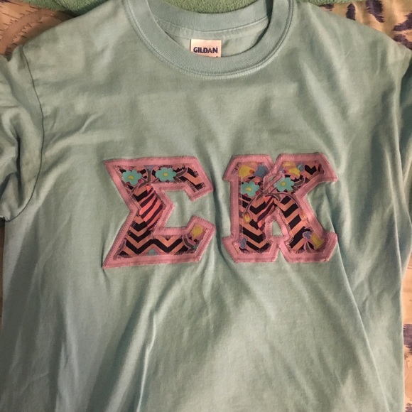 sigma kappa letter shirts